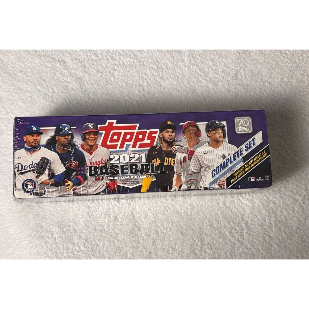 2021 TOPPS MLB COMPLETE SET FACTORY SEALED BOX 660 CARDS SERIES 1 & 2